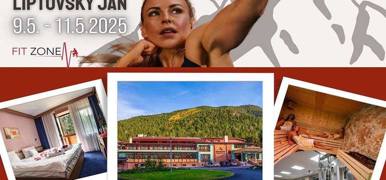 FIT víkend na Liptove s tréningami od Fitzone BA a neobmedzeným wellness