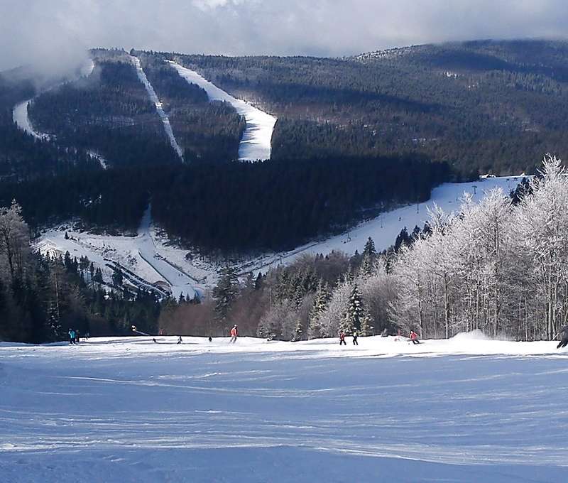 Poblíž jsou hned tři ski areály - Lipno, Sternstein a Hochficht
