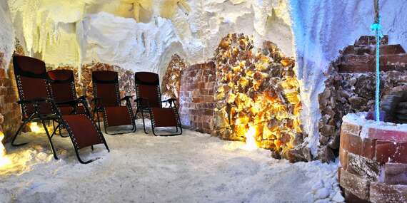 Súkromný pobyt v soľnej jaskyni pre 1-4 osoby/Bratislava - Dúbravka