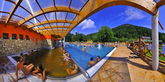 Letný alebo jesenný relax v Kúpeľoch Lúčky s termálnymi bazénmi a balíčkom procedúr/Liptov - Lúčky