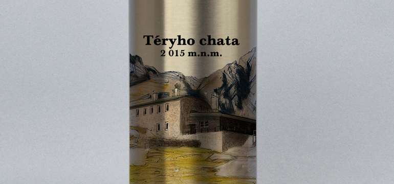 Turistická termoplechovka (500 ml) - kov, plast