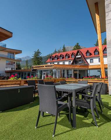 Hrebienok Resort nájdete priamo v centre Starého Smokovca