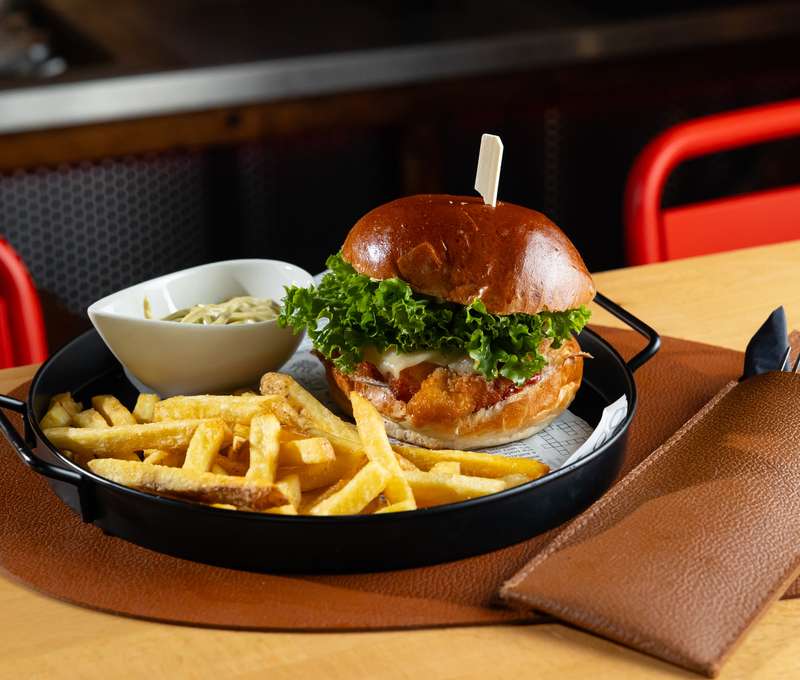 Kurací Talián burger menu