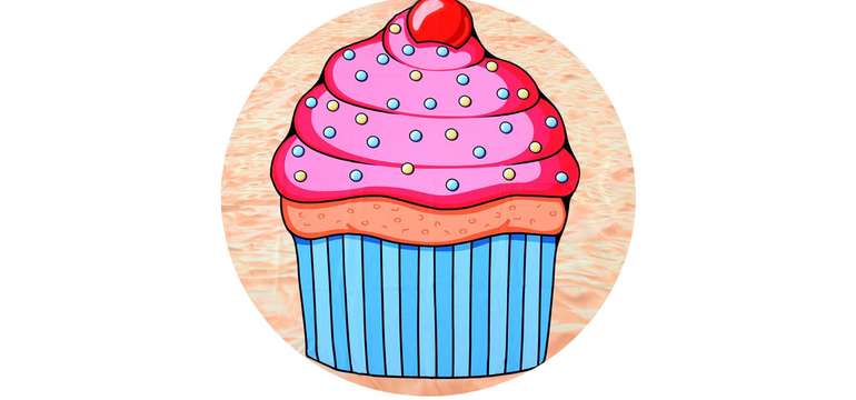 Plážová deka - Muffin
