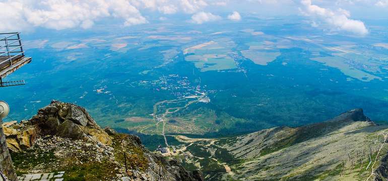 Penzión Encián stojí len 200 m od lanovky na Lomnický štít