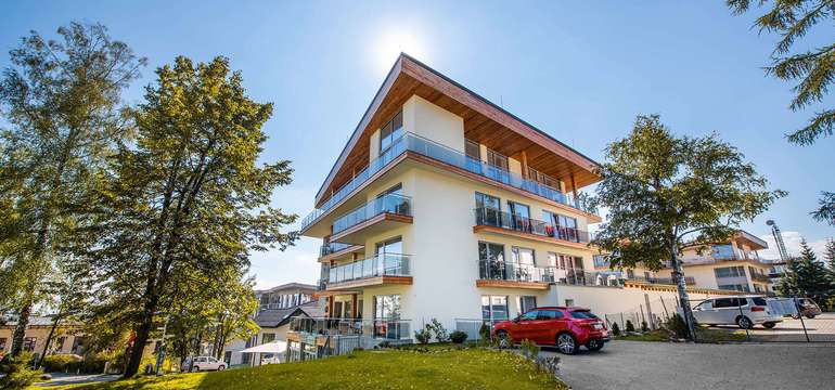 Hrebienok Resort nájdete priamo v centre Starého Smokovca