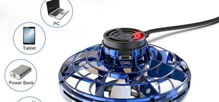 Hra pre dvoch - lietajúci fidget spinner, mini drone