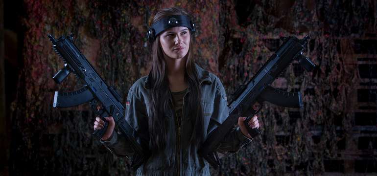 Laser tag v priestoroch propaintball pre 1 osobu