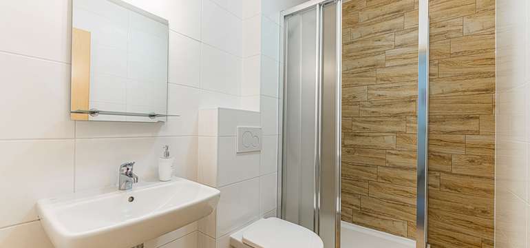 Moderne vybavená dvojlôžková izba v aparthoteli Belveder