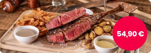 tomahawk steak z La Boo Restaurant bratislava