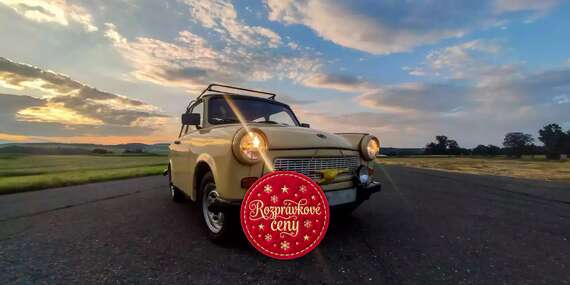 EXTRA CENY: Legendárny TRABANT 601S - zážitková jazda ako vodič alebo spolujazdec plná nostalgie / Bratislava