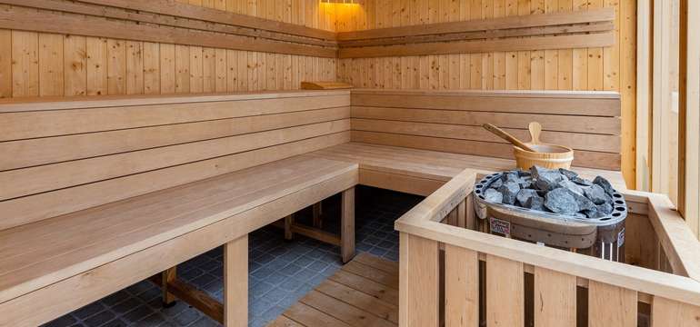 Fínska sauna vo wellness hoteli Bástya