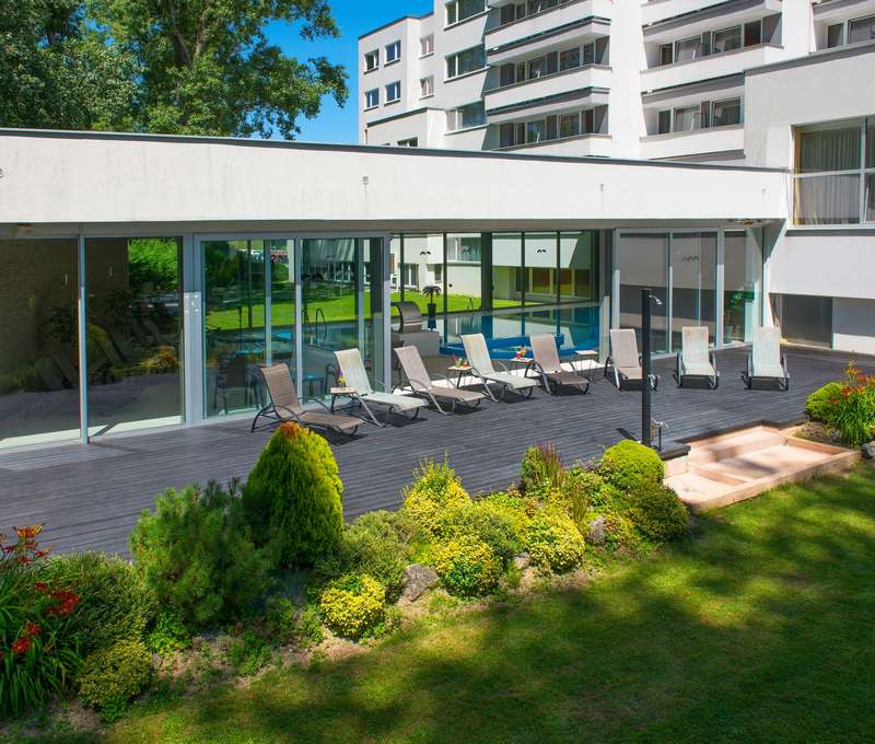 Hotel Park**** obklopuje tiché prostredie mestského parku plné zelene