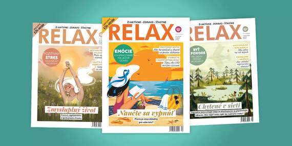 Ročné predplatné magazínu Relax o zdravom životnom štýle/Slovensko