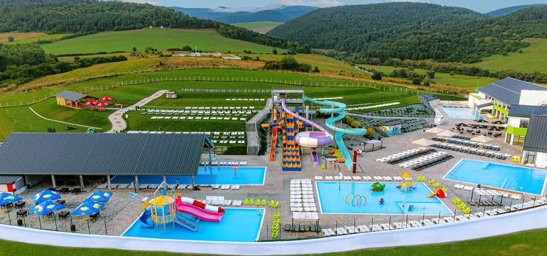 Aquapark Lipany ponúka plochu 2,5 ha plných zábavy