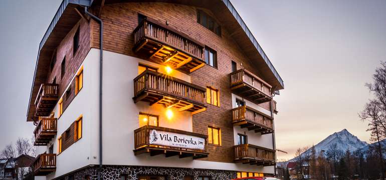 Ideální poloha vily Borievka*** v centru Tatranské Lomnice