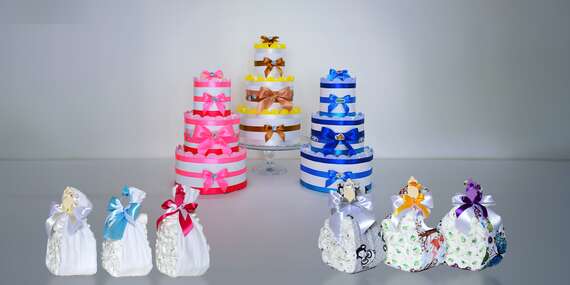 Plienkové torty pre malých drobcov a budúcich rodičov/Slovensko