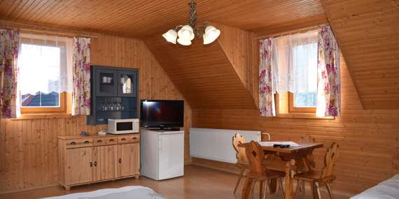 Drevenica Diana s pravou horskou atmosférou v malebnej obci Ždiar/Ždiar