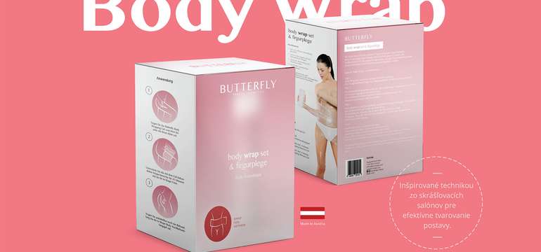 Butterfly Body Wrap Set na telové zábalové ošetrenie