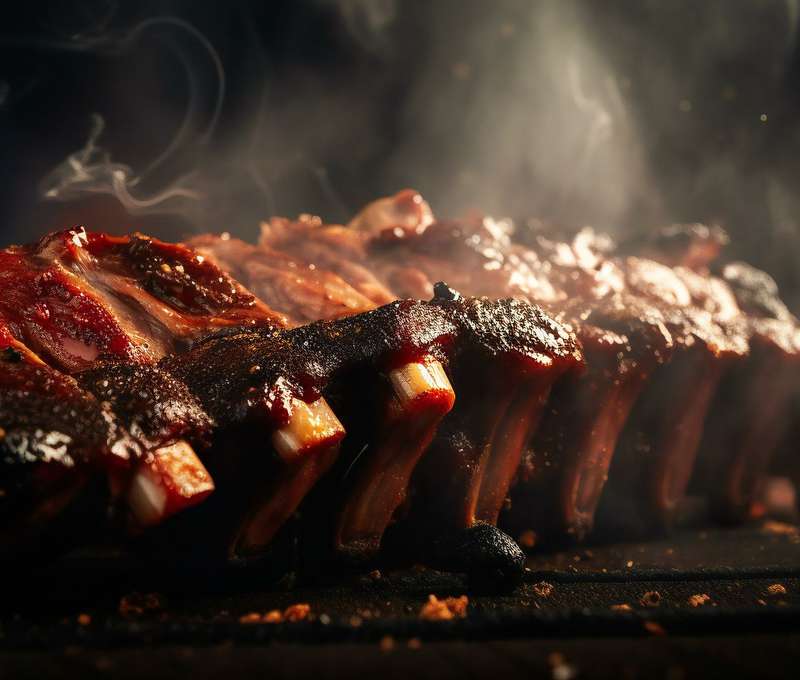 BBQ alebo Sedliacke rebrá v Hostinci Ivák (ilustračný obrázok)