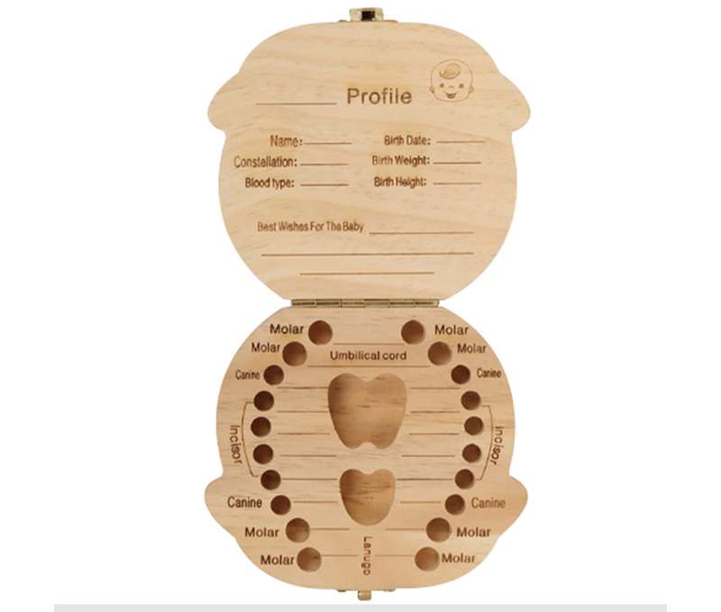 Box na mliečne zúbky pre dievčatá aj chlapcov (anglický jazyk)