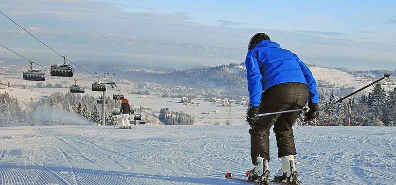 Rusin-Ski ponúka bezpečné svahy a časť vyhradenú pre lyžiarov - začiatočníkov