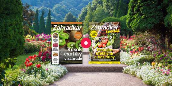 Ročné predplatné mesačníka ZÁHRADKÁR a časopisu ZÁHRADKÁR ŠPECIÁL/Slovensko