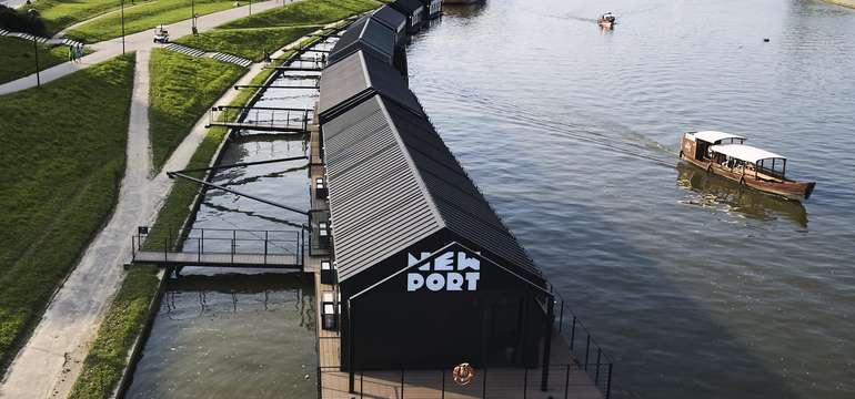 Moderný New Port Hotel Kraków priamo na rieke Visla
