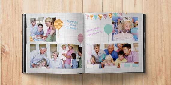 Značková fotokniha vo formáte A4 alebo XL v tvrdých doskách/Slovensko