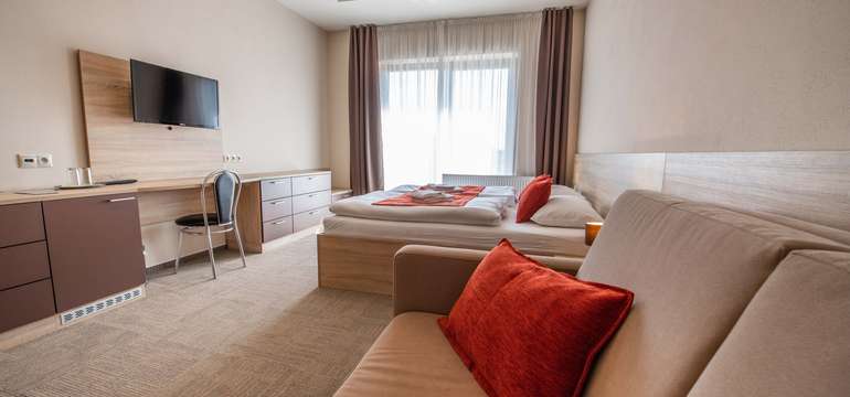 Dvoulůžkový pokoj v AQUA SPORT HOTEL***