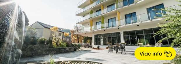Wellness pobyt v Hoteli Panorama**** v centre Trenčianskych Teplíc s polpenziou a procedúrami
