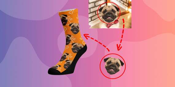 Personalizované ponožky s vašou fotkou/Slovensko