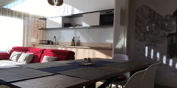 Moderný 2-izbový apartmán Swen v centre Tatranskej Lomnice s dvomi terasami - až pre 5 hostí/Tatranská Lomnica
