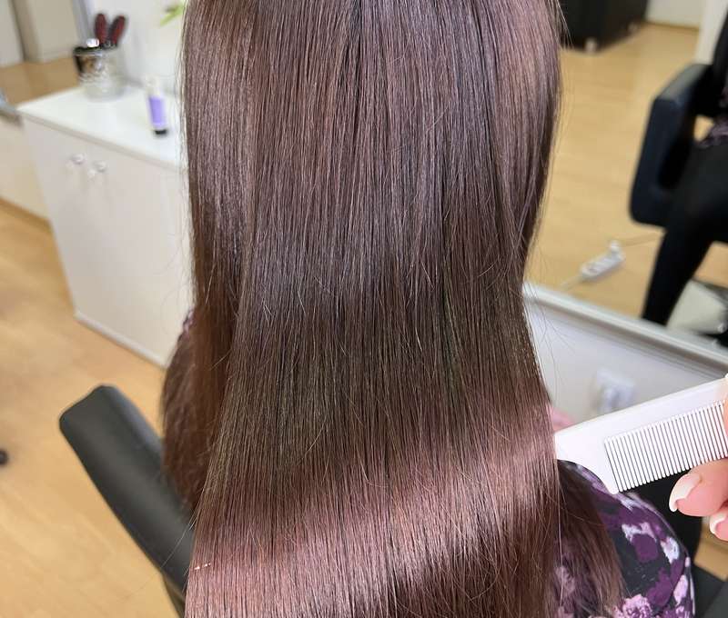 Ukážka výsledkov ošetrenia v salóne Hairbox