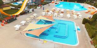 Apartmány Solaris stoja len 80 m od termálneho kúpaliska Vadaš v Štúrove