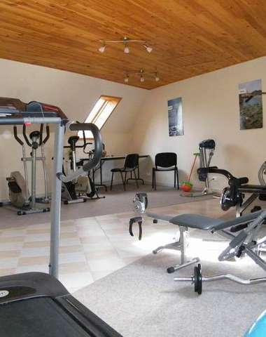 Fitness centrum v penzióne je vám k dispozícii