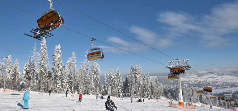Lyžiarske stredisko Kotelnica Bialczanska (750 m)