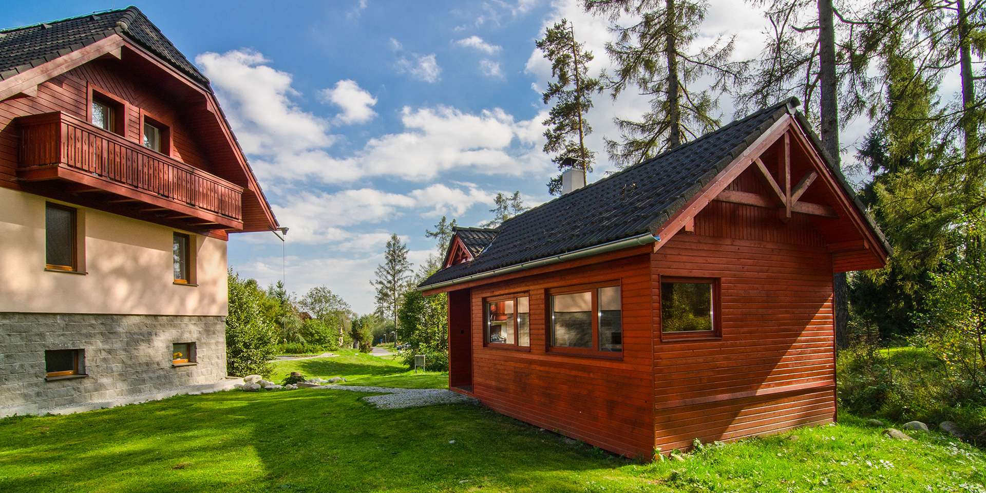 Útulná Villa Domino s raňajkami - len 6 min. autom od lanovky v Tatranskej Lomnici