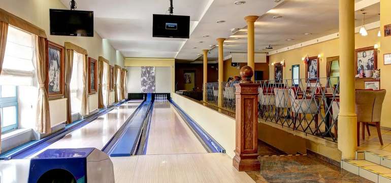 V penzióne sa nachádzajú dve bowlingové dráhy