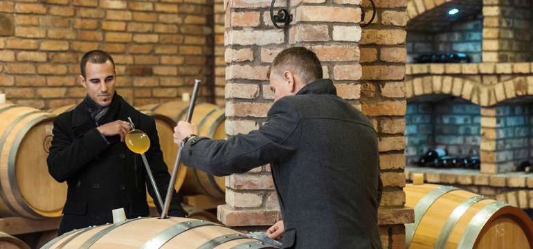 Vínna pivnica vinohradu Csernus