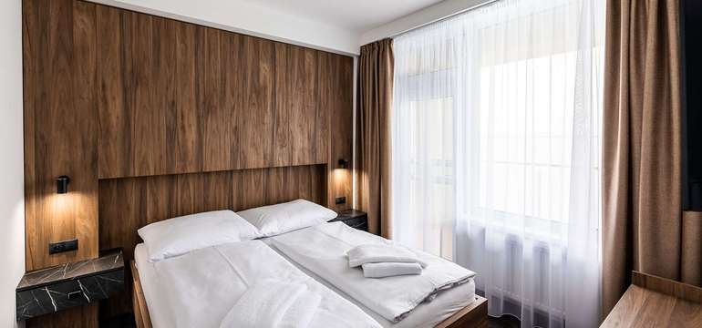 Moderne zariadené izby ponúkajú hosťom hotela Glamour**** pohodlné ubytovanie
