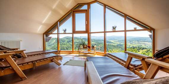 Neobmedzený wellness pobyt s polpenziou v horskom prostredí Starohorských vrchov vo Fuggerovom Dvore s panoramatickým výhľadom/Selce