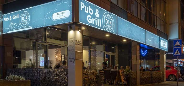 Reštaurácia D14 Pub & Grill na Dunajskej ulici (oproti Tesco MY)