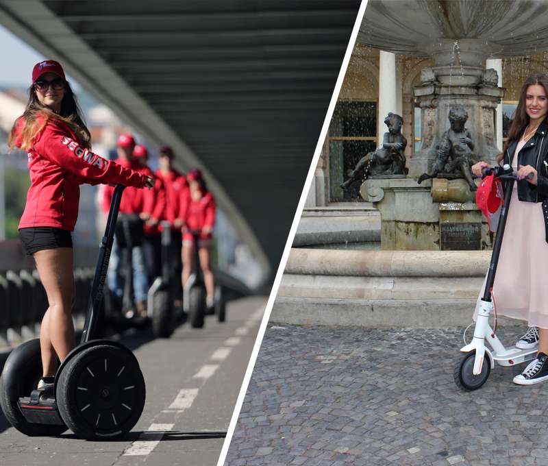 Prehliadka na Segway alebo prenájom elektrickej kolobežky aj s nabíjačkou