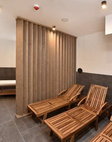 Ve wellness hotelu Ovruč najdete odpočinkovou místnost s ochlazovací místností