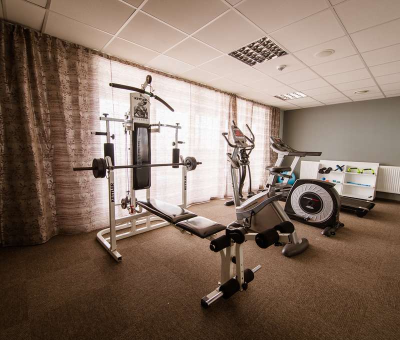 Fitness centrum v hoteli 