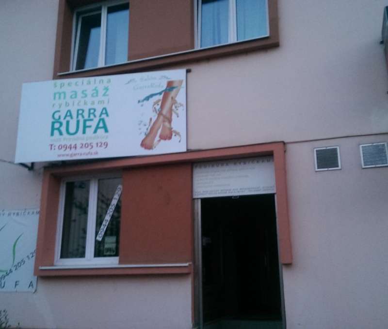  Salón Garra rufa v Košiciach