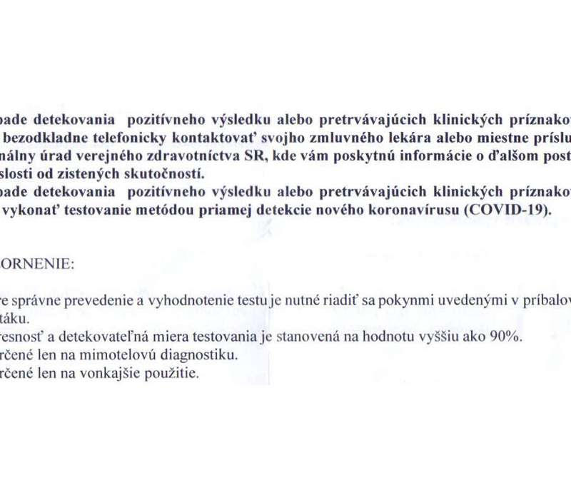 Informácie z príbalového letáku
