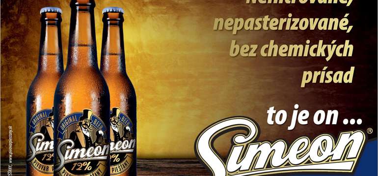 Nefiltrované, nepasterizované pivo Simeon bez chemických prísad