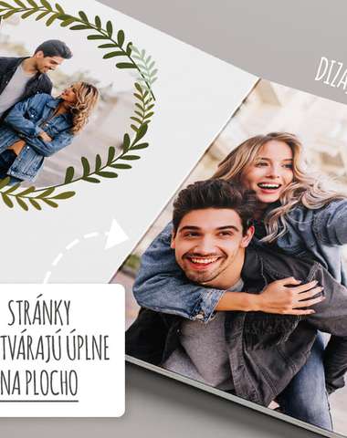 Exkluzívna novinka - fotokniha s extra hrubými stranami a plochou väzbou (Lay-Flat)